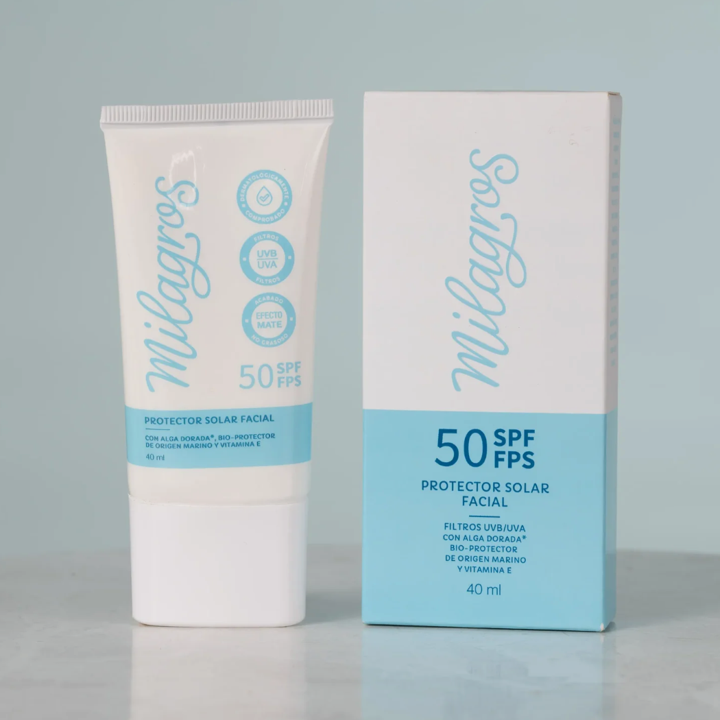 Protector Solar Facial sin Color