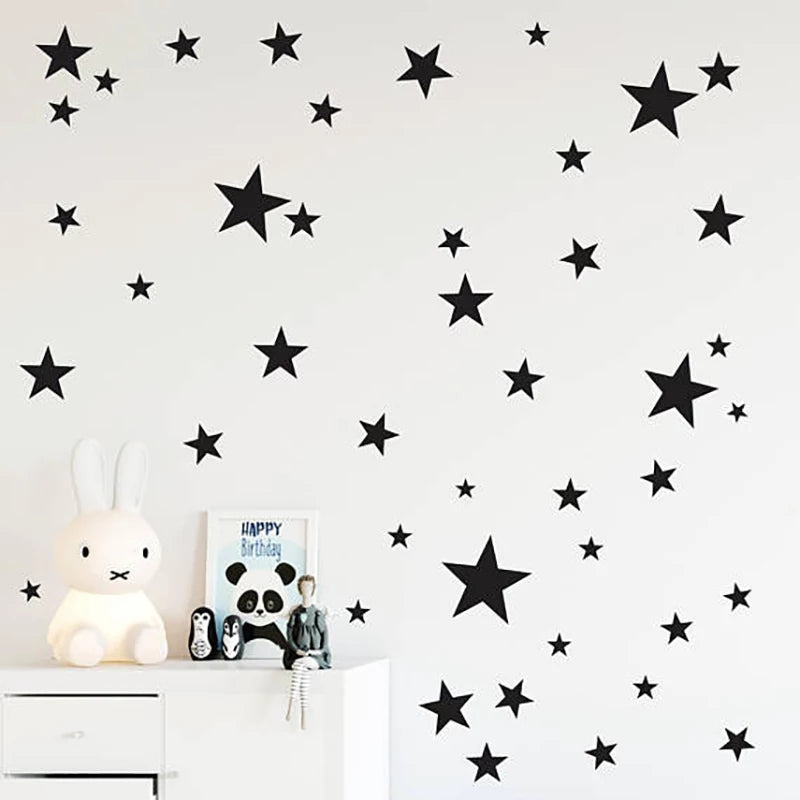 estrellas adhesivas para decorar la pared